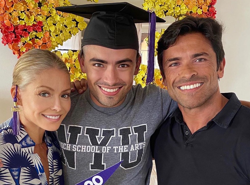 kelly ripa, mark consuelos, Michael Consuelos, Instagram